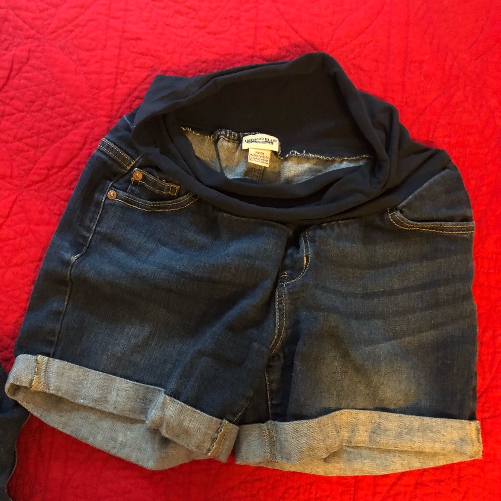 Indigo blue (motherhood brand) maternity shorts